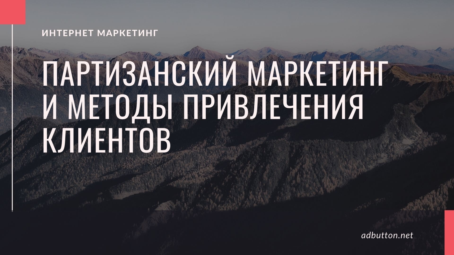 Партизанский маркетинг в сети и методы привлечения клиентов Партизанский маркетинг в сети и методы привлечения клиентов