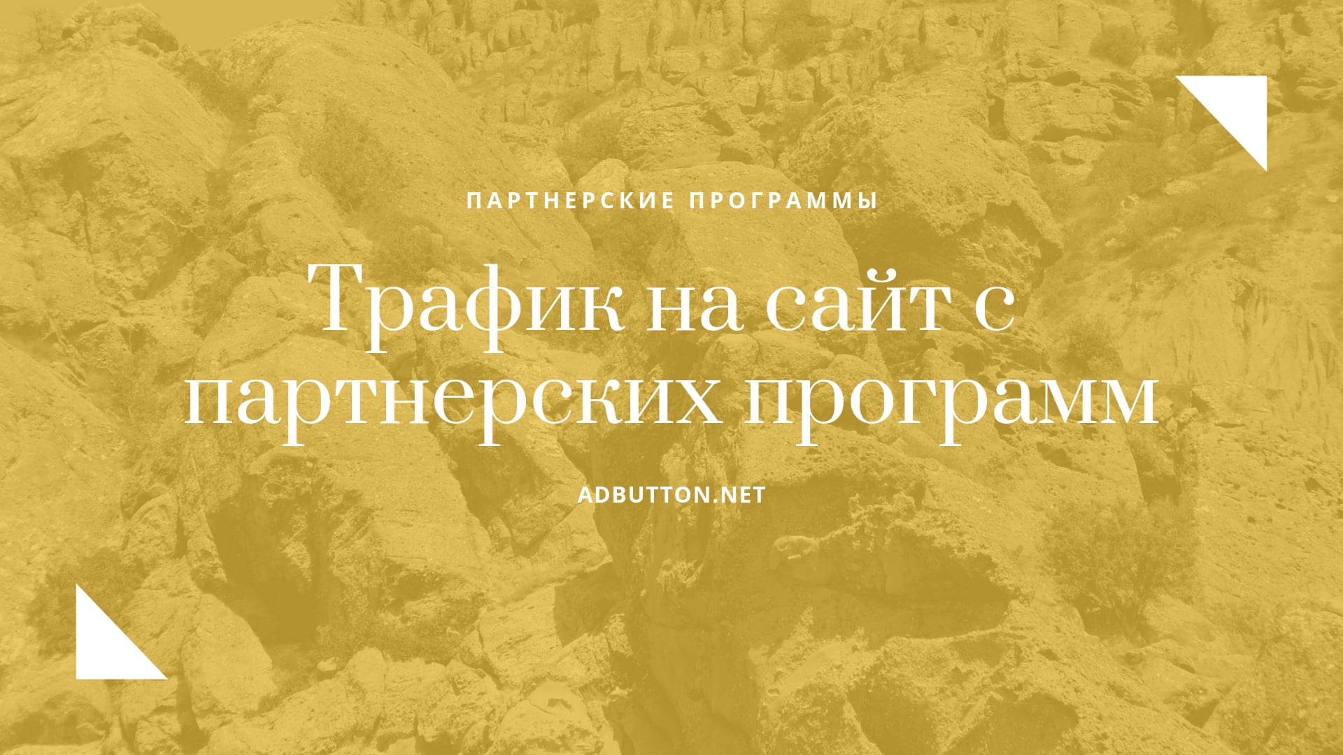 Как получить трафик на сайт и заработать на партнерских программах?