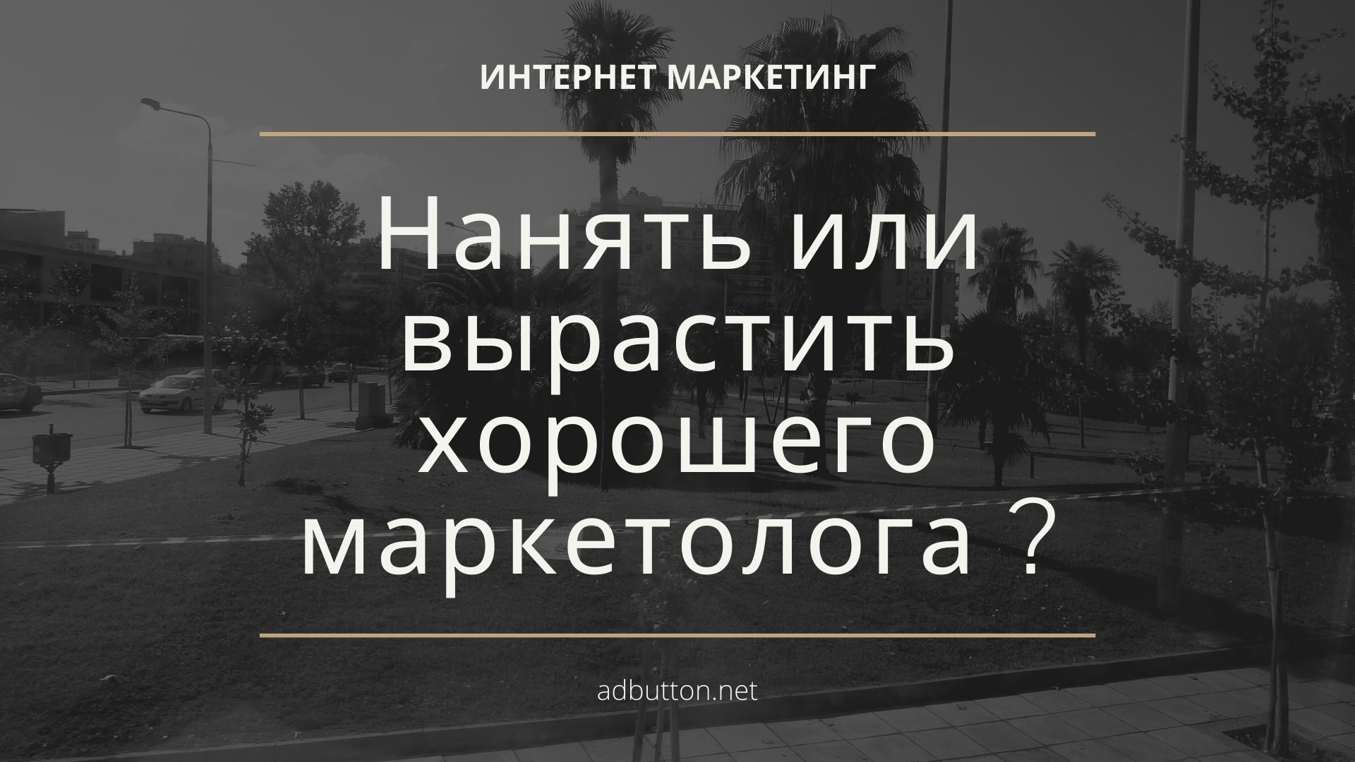 Нанять или вырастить хорошего маркетолога, рекламщика или топ-менеджера Нанять или вырастить хорошего маркетолога, рекламщика или топ-менеджера