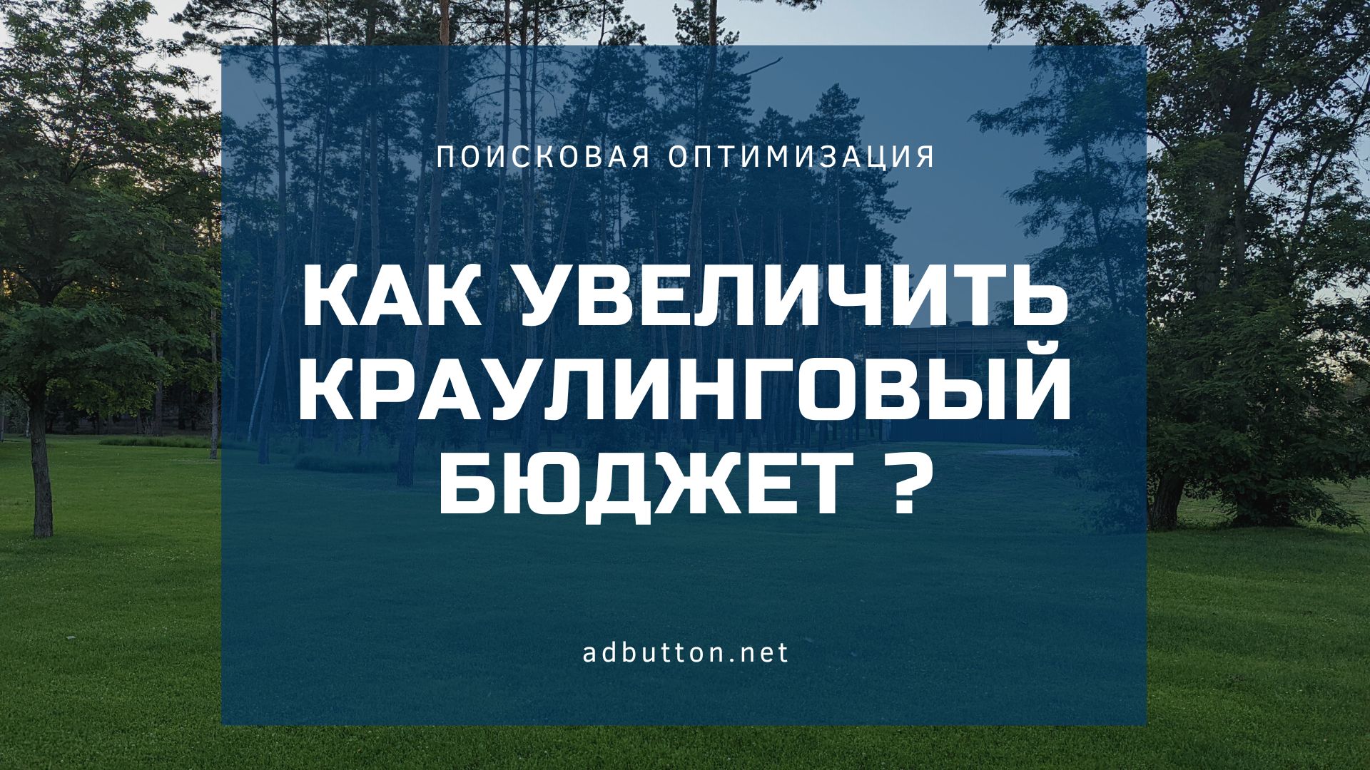 Краулинговый бюджет: что это и как его увеличить? Краулинговый бюджет: что это и как его увеличить?