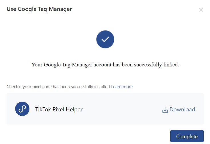 Подключение к Google Tag Manager