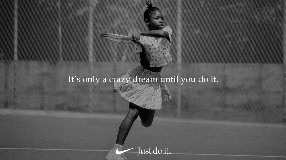 Ролик Nike, Dream crazier (Мечтай безумнее)