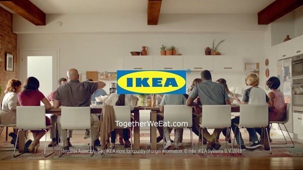 Реклама IKEA: Вместе мы едим