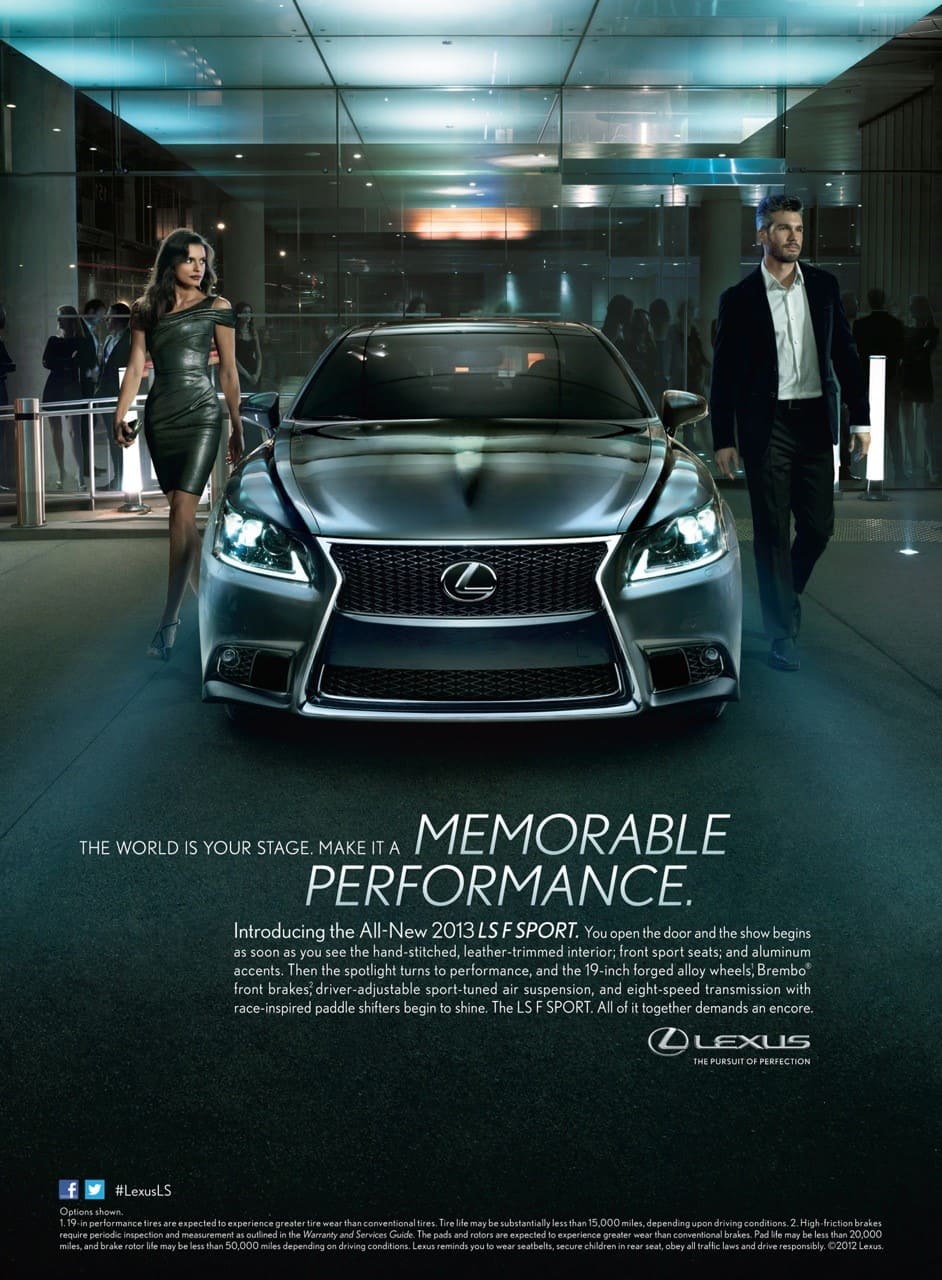 Реклама Lexus: мир – твоя сцена. сделай представление незабываемым